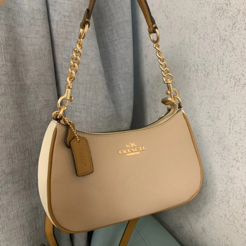 COACH Women's Colorblock TERI Shoulder Bag - Picture 2 of 8